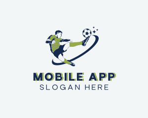 Goal Keeper - Soccer Football Player logo design