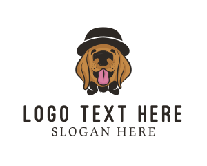 Cocker Spaniel - Pet Dog Hat Grooming logo design