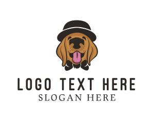 Mascot - Pet Dog Hat Grooming logo design