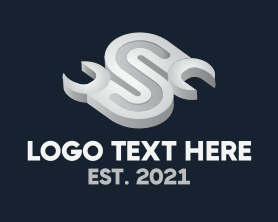 Letter - Wrench Mechanic Letter S logo design