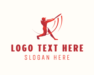 Baseball Sports Athlete Logo