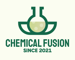 Chemistry - Organic Flask Chemistry logo design