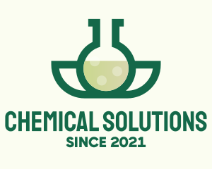Chemical - Organic Flask Chemistry logo design