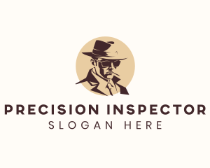 Inspector - Detective Inspector Man logo design