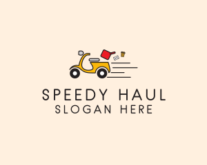 Scooter Express Delivery  logo design