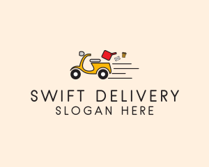 Scooter Express Delivery  logo design