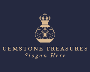 Gemstone Perfume Bottle  logo design