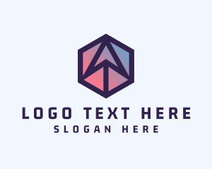 Startup - Gaming Arrow Box logo design