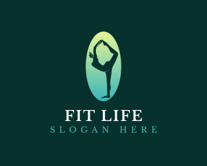 Yoga Fitness Excercise logo design