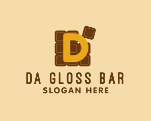 Chocolate Bar Puzzle  logo design