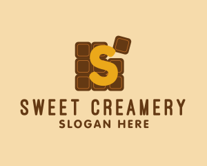 Chocolate Bar Puzzle  logo design