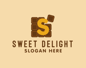 Chocolate Bar Puzzle  logo design