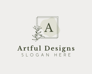 Elegant Leaf Fragrance logo design