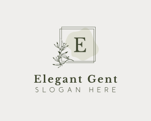 Elegant Leaf Fragrance logo design