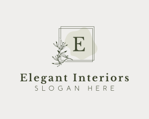 Elegant Leaf Fragrance logo design