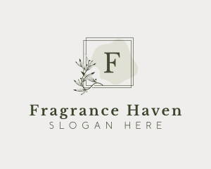 Elegant Leaf Fragrance logo design