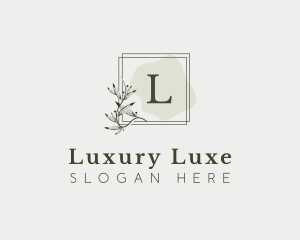 Elegant Leaf Fragrance logo design