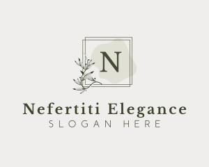 Elegant Leaf Fragrance logo design