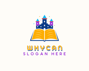 Storytelling - Kindergarten Castle Daycare logo design