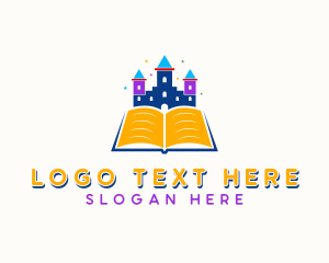 Toddler - Kindergarten Castle Daycare logo design