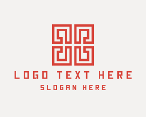 Geometric - Modern Construction Business logo design