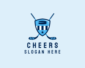 Sports Team - Ice Hockey Sports Crest logo design