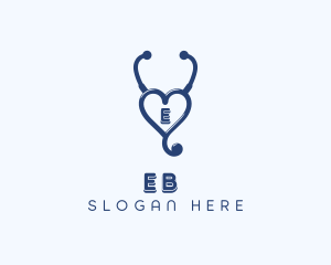 Stethoscope Medical Cardiology Logo