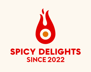 Spicy - Spicy Egg Street Food logo design
