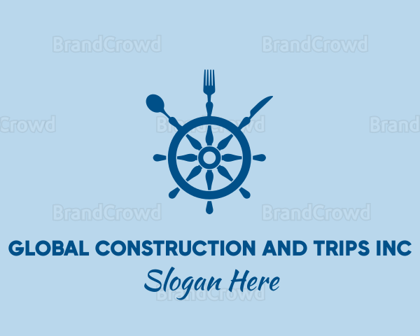 Ship Wheel Seafood Restaurant Logo