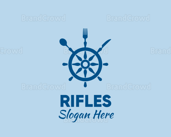 Ship Wheel Seafood Restaurant Logo