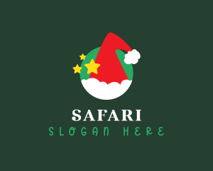 Santa Hat Star Logo