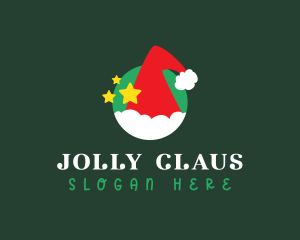 Santa - Santa Hat Star logo design