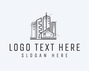 Contractor - Building Construction Establishment logo design