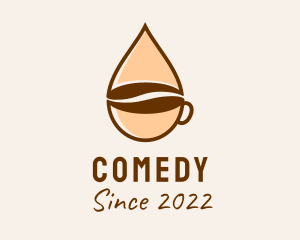 Cafeteria - Coffee Cup Droplet logo design