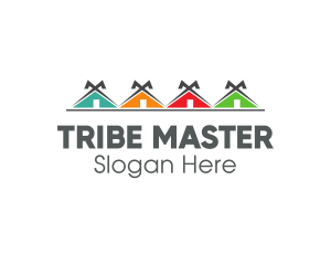 Tipi Tent Community logo design