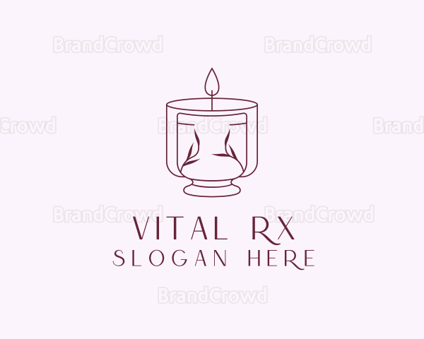 Candle Spa Wellness Logo