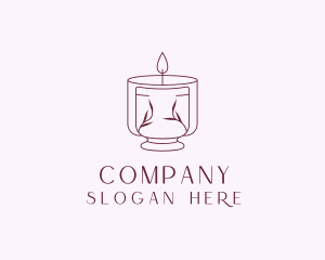 Candle Spa Wellness Logo