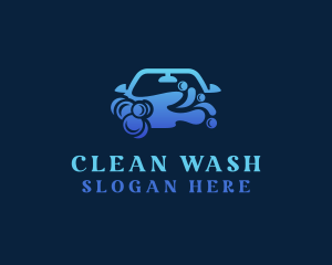 Clean Car Washing  logo design