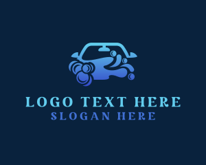 Clean Car Washing  Logo