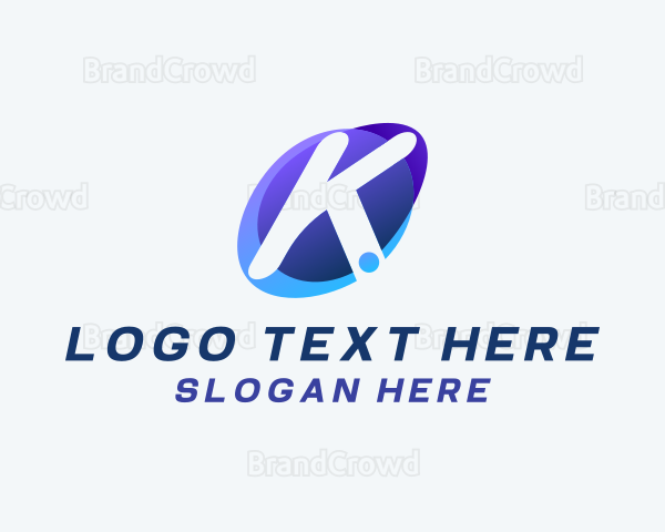 Professional Business Letter K Logo