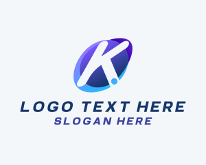 Multimedia - Professional Business Letter K logo design