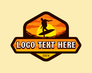 Aquatic - Surfing Aquatic Sports logo design