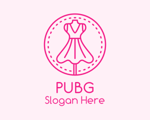 Clothing - Pink Fashion Dress Boutique logo design