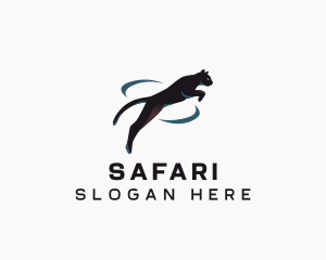 Panther Animal Safari logo design