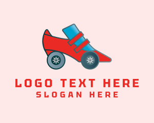 Sports Car - High Heels Car logo design