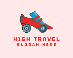 High Heels Car logo design