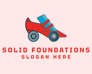 Road Trip - High Heels Car logo design