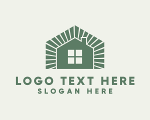 Home Residential Contractor Logo