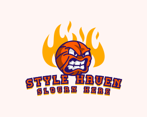 Team - Fire Basketball League logo design