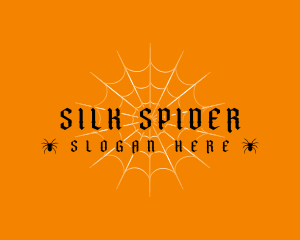 Spooky Halloween Spider logo design